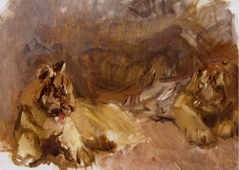 Study of Lions, Max Slevogt